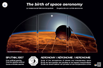 Poster naissance de l'aéronomie spatiale