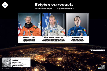 Poster Belgische astronauten