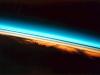 oranje-witte aerosollaag in de stratosfeer 