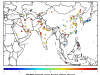Map HCHO trends 133 large Asian cities