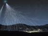 Cosmic rays hit molecules in the Earth’s atmosphere and splinter into showers of secondary particles