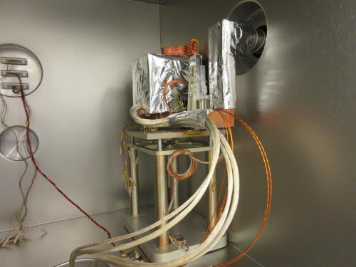 The MAJIS VIS-NIR detector during integration