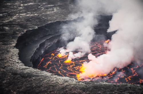 Nyiragongo vulkaan 2017