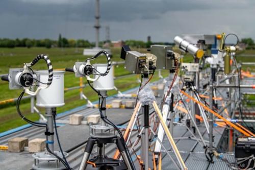 Meetinstrumenten opgesteld in Cabauw