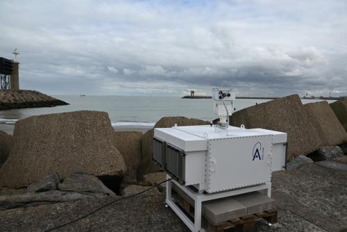SEMPAS instrument on land close to the sea border.