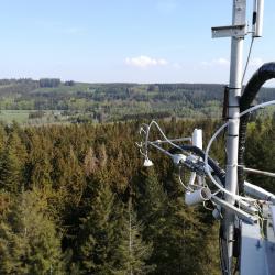 Tour forêt mixte de Vielsalm et l'anémomètre sonique