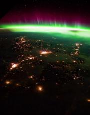 Poollicht waargenomen vanuit het Internationaal Ruimtestation (ISS). Credit ESA.
